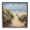 Stupell Industries Sandy Path to Beach Framed Floater Canvas Wall Art